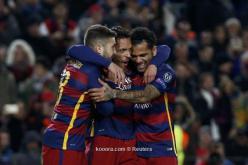 ميسي وسواريز يقودان برشلونة لسحق روما والعبور الى دور ال16 في الابطال