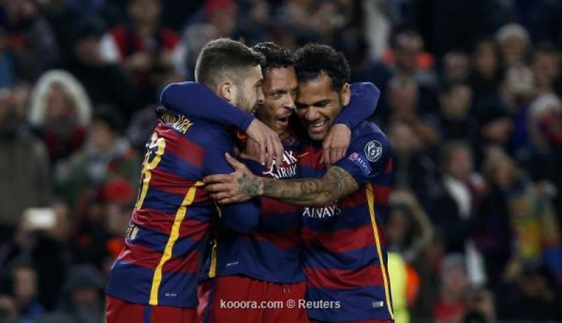 ميسي وسواريز يقودان برشلونة لسحق روما والعبور الى دور ال16 في الابطال