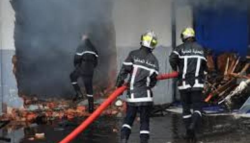 حريق مهول يلتهم فندق في طور البناء “ايبيز” في سطيف