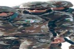 قوات الجيش الوطني الشعبي تقوم بنزع الالغام على مستوى منشآت الموقع