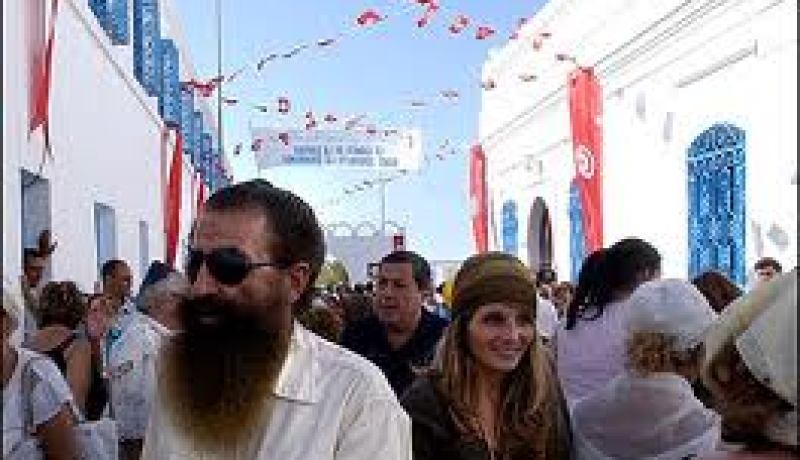 اليهود يحتفلون بجربة التونسية
