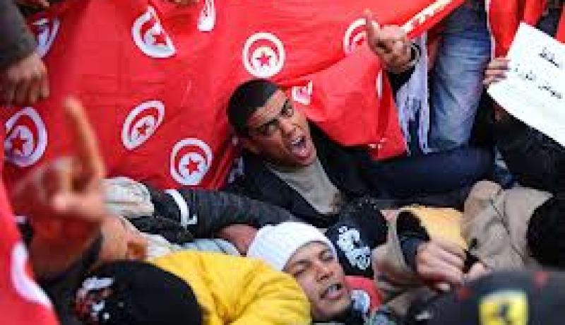 اضراب وتظاهرات في منطقة سيدي بوزيد