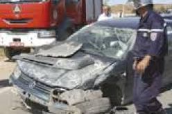 وفاة 55 شخص و جرح 661 آخر في 385 حادث مرور خلال أسبوع