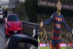 بالفيديو.. نيمار يتعرض لحادث مرور