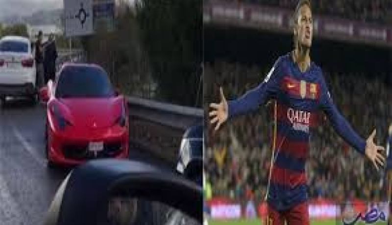 بالفيديو.. نيمار يتعرض لحادث مرور