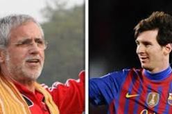 ليونيل ميسي يهدي قميصه للهداف الالماني غيرد مولر