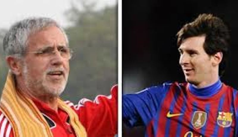 ليونيل ميسي يهدي قميصه للهداف الالماني غيرد مولر