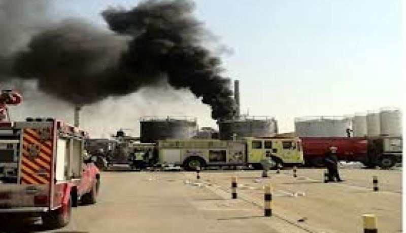 وفاة 6 عمال في حريق بمدينة الجبيل الصناعية السعودية