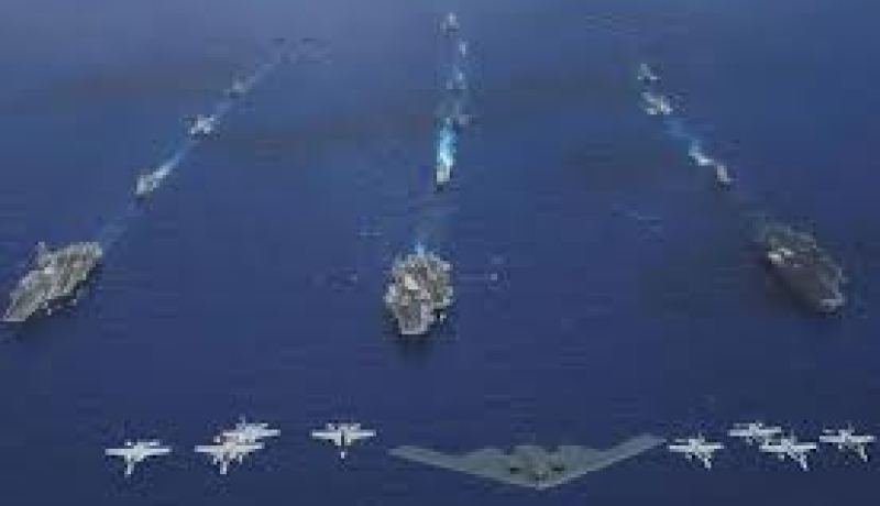 تمارين بحرية ضخمة بقيادة أميركية في الخليج