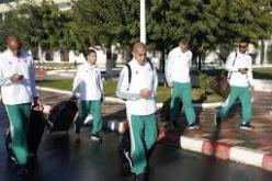 وصول المنتخب الجزائري إلى مالابو