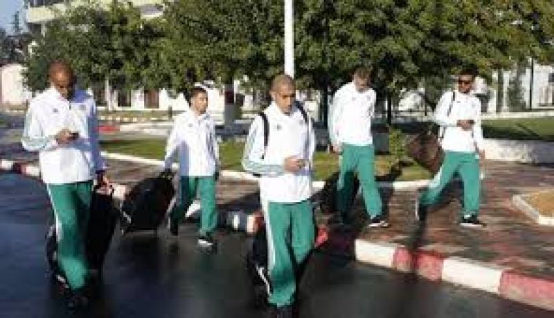 وصول المنتخب الجزائري إلى مالابو