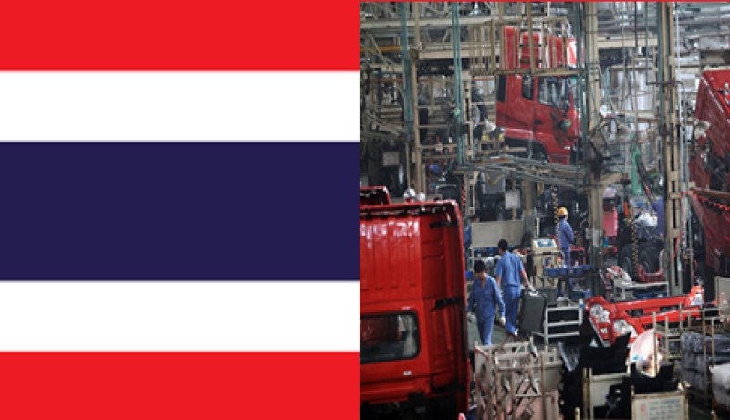 تراجع مؤشر الانتاج الصناعي بتايلاندا خلال ديسمبر الماضي بنسبة  25.8 بالمئة