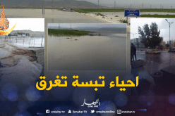 السيول تغرق 25 منزلا بتبسة