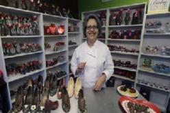 أحذية من الشوكولا بمناسبة عيد الحب