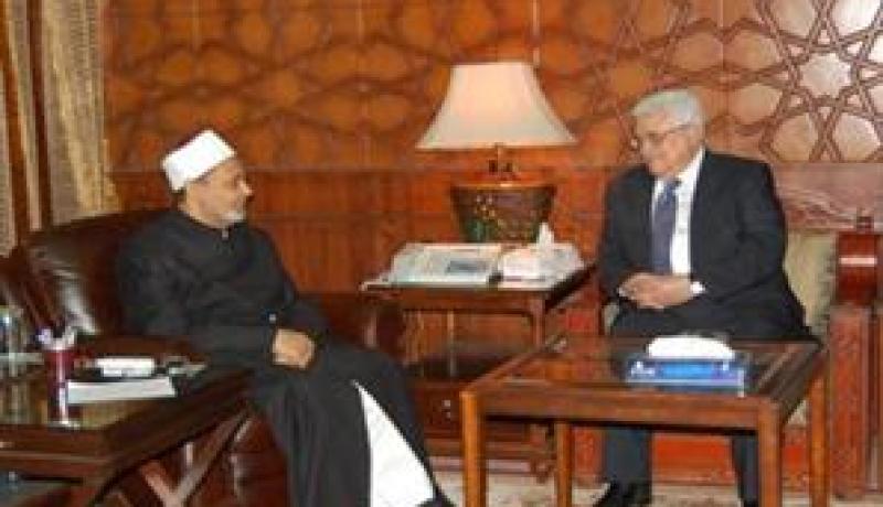 شيخ الأزهر يناشد المجتمع الدولي إلى  الاعتراف الرسمي بالدولة الفلسطينية