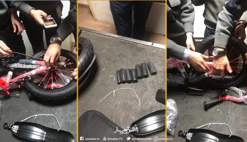 إحباط محاولة تهريب أزيد 25 ألف أورو عبر عجلات مطاطية لدراجة