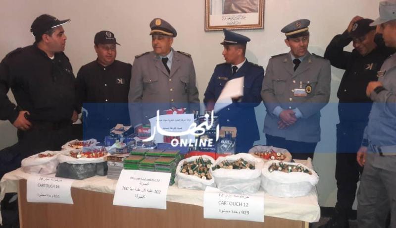 حجز 2000 من الذخيرة لدى مسافر على مستوى ميناء مستغانم