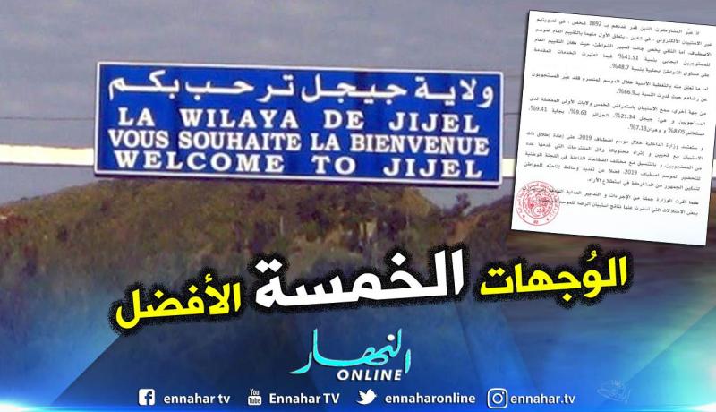 جيجل على رأس أفضل 5 وجهات مفضلة خلال موسم الإصطياف للجزائريين