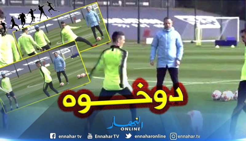 بالفيديو.. “محرز” و”بيرناردو سيلفا” يتلاعبان بنجم السيتي الشاب !!