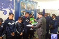 بالفيديو… اللواء الهامل يكرم مصارعي الجيدو المتوجين بأبو ظبي