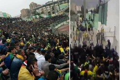 تسجيل عدة إصابات بملعب 1 نوفمبر بتيزي وزو!