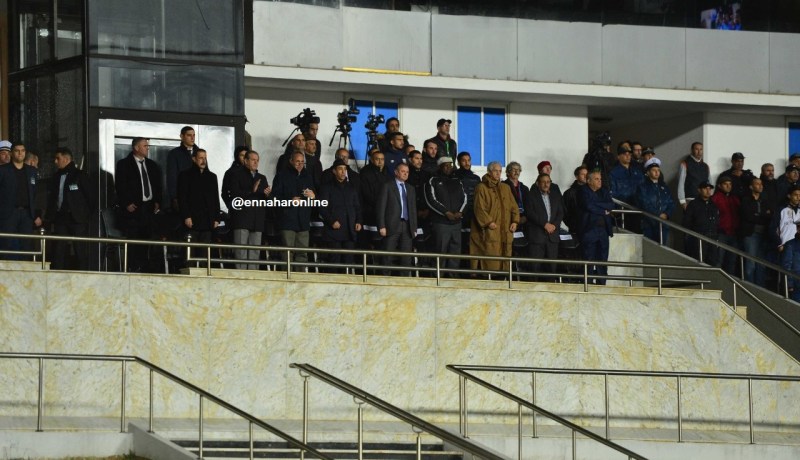 ميهوبي، ولد علي، وحداد في المنصة الشرفية