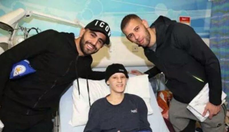 بالصور.. محرز وسليماني في زيارة خاصة لمستشفى الأطفال