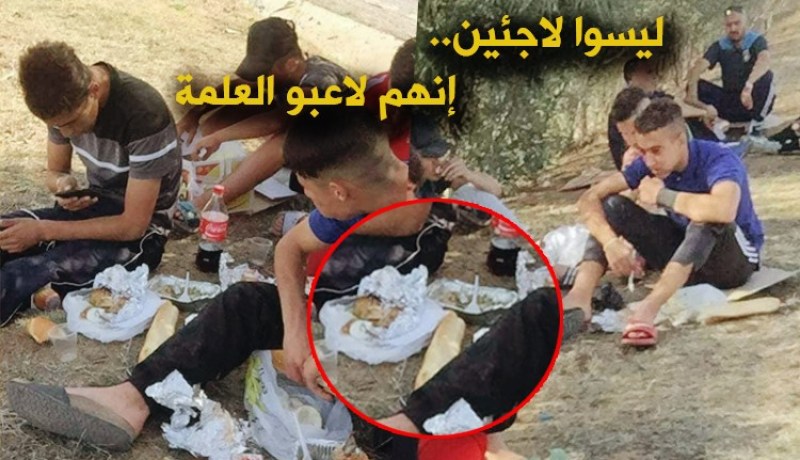 فضيحة.. لاعبو مولودية العلمة يتناولون الغذاء فـ l’Autoroute