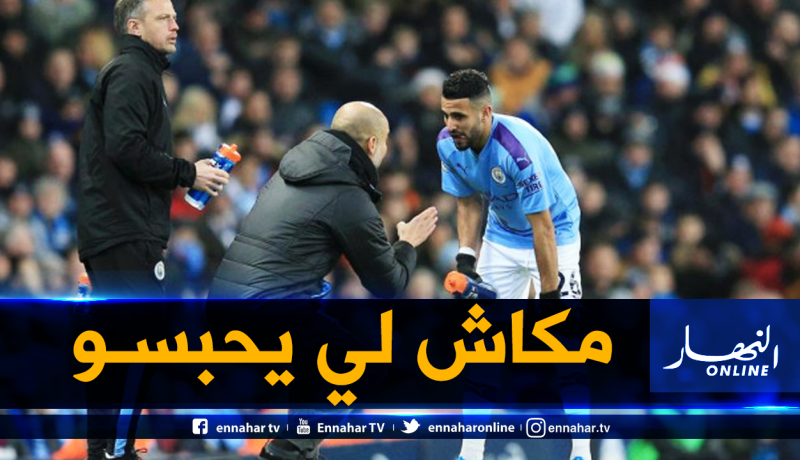 بالفيديو.. محرز يحصل على أول ركلة جزاء في زمن كورونا