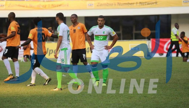 تشكيلة الخضر ضد زامبيا