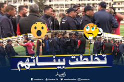 بالفيديو.. شاهد شجار حارس رائد القبة مع الحكم !!
