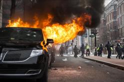 إصابة 6 شرطيين في أعمال شغب بواشنطن عقب تنصيب ترامب