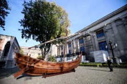 بالصور.. العثور على قارب أثري في اسطنبول