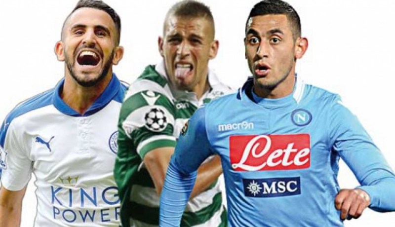 ثلاثي دولي جزائري في التشكيلة المثالية لـ 11 لاعب إفريقي لكرة القدم
