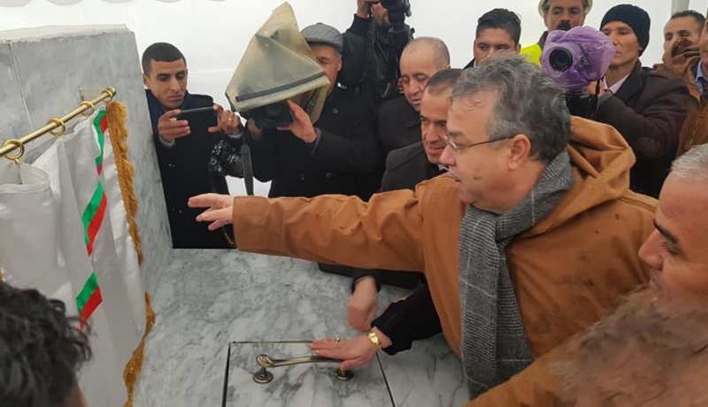 طمار يضع حجر الأساس لإنجاز 1500 وحدة سكنية بصيغة “عدل”في تيسمسيلت