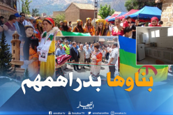 بالصور ..سكان قرية احريق بتيزي وزو يشيدون قاعة علاج بمالهم الخاص