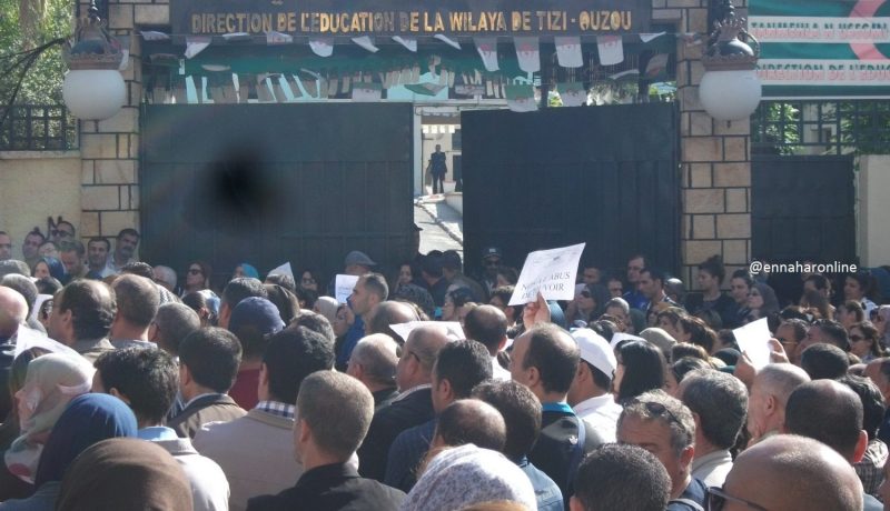 عمال مديرية التربية بتيزي وزو ينتفضون بعد وصفهم بالحيوانات