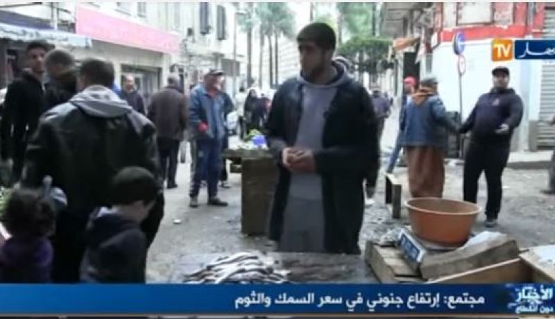 بالفيديو .. السردين 1000دج والثوم 1400 دج والمواطن حاير