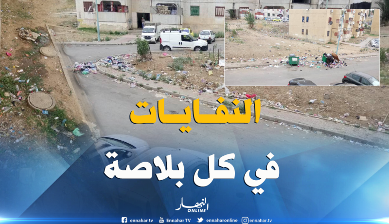 بالصور…النفايات “تغزو” حي سيدي عمار بعنابة