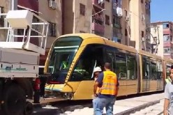 سيدي بلعباس : إنحراف ترامواي وخروجه عن مسلكه