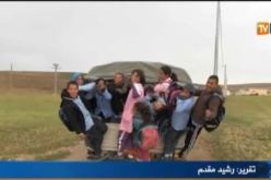 شاهد معاناة تنقل التلاميذ بمداشر خنشلة