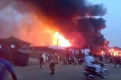 مقتل أكثر من 100 شخص إثر إنفجار في مصنع للغاز بنيجيريا