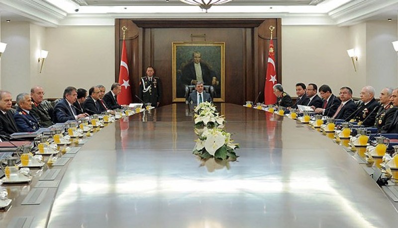 اختتام أعمال مجلس الأمن القومي التركي