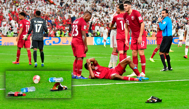 الإتحاد الآسيوي يُعاقب الإمارات بعد أحداث مباراة قطر