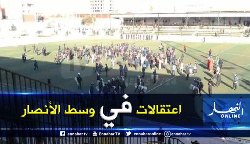 أعمال شغب بعد تعادل إتحاد الحراش ضد جمعية وهران