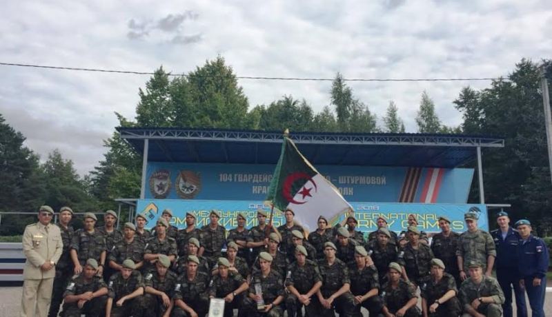 الفريق الجزائري يحتل المركز الخامس في الألعاب العسكرية الدولية