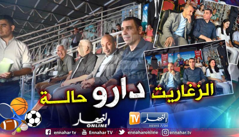 بالفيديو.. شاهد الإستقبال الرائع لزطشي بملعب “زرالدة” !!