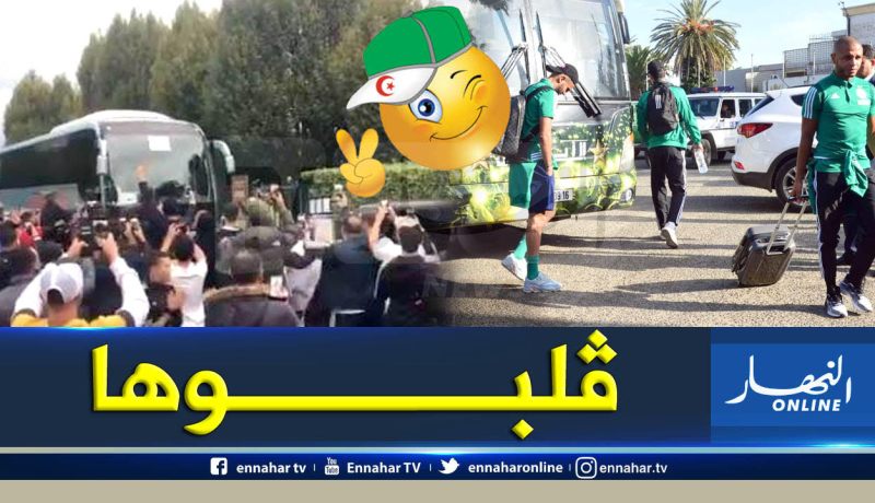 بالفيديو.. هكذا أُستقبل “الخضر” عند وصولهم للفندق بليل !!