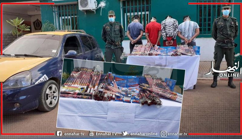 درك سيدي البشير يحجز 20089 وحدة مفرقعات بوهران