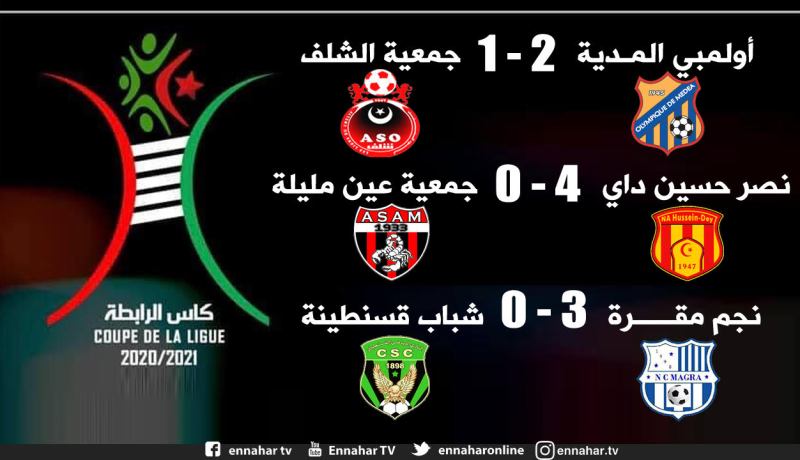 كأس الرابطة.. النصرية تضرب بالثقيل وسقوط مدوي لشباب قسنطينة أمام مقرة